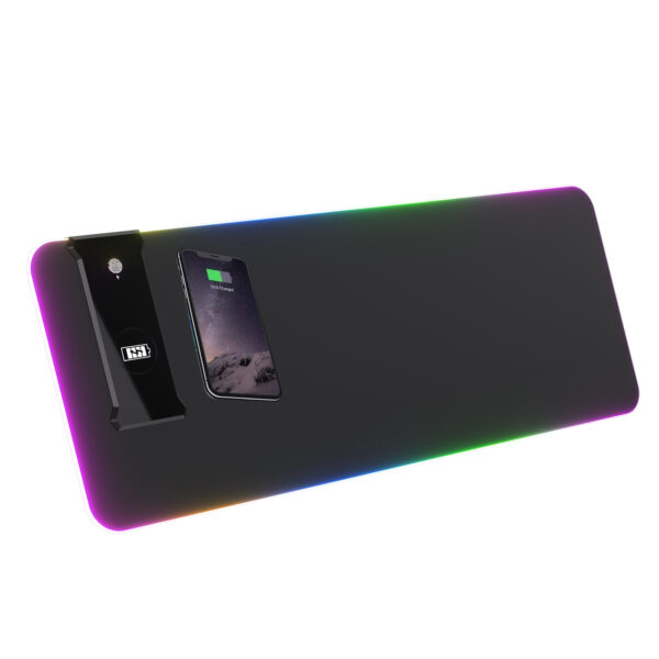 10W RGB Wireless Charging Mouse Pad - Imagem 2
