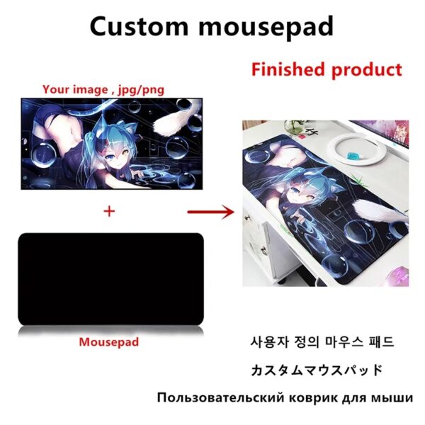 Custom Gaming Mouse pad Lock edge Supplier - Obraz 2